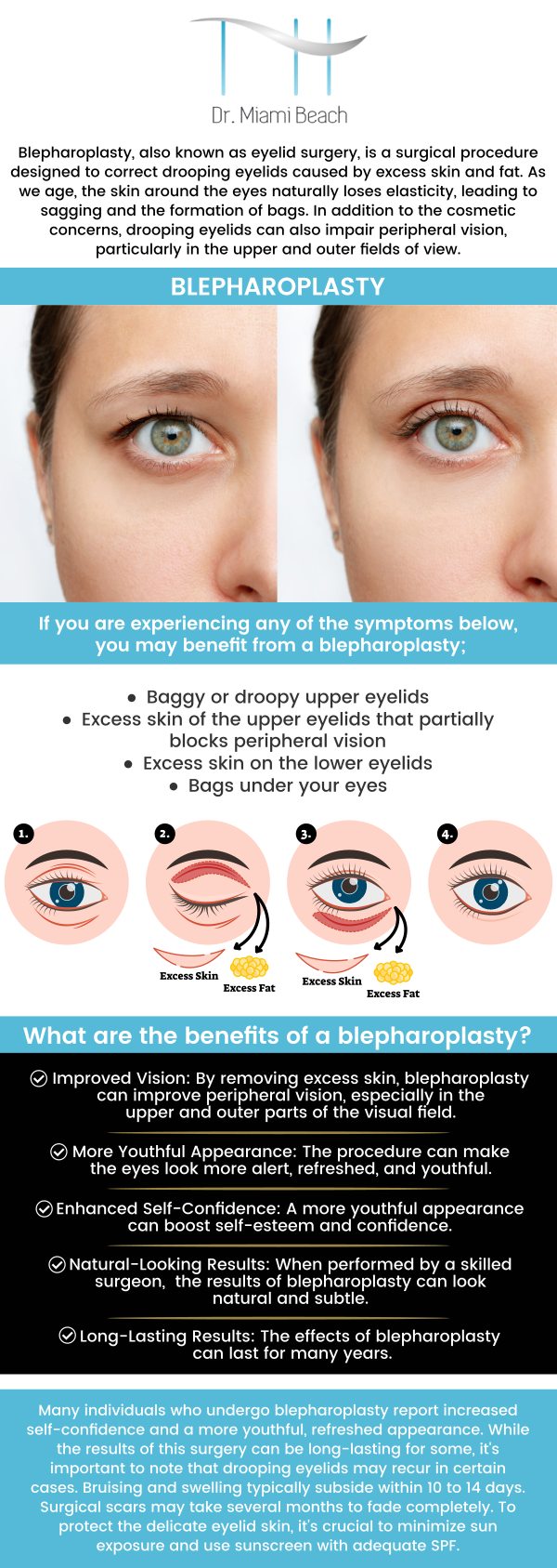 At Dr. Miami Beach, our amazing team of professionals specializes in blepharoplasty. For more information, please contact us or schedule an appointment online. We are conveniently located at 400 W. 41St Street, Suite #412, Miami Beach, FL 33140. We serve clients from Miami Beach FL, Miami FL, Brickell FL, Bay Harbor Islands FL, Coral Gables FL, Sunny Isles FL, Key Biscayne FL and surrounding areas.